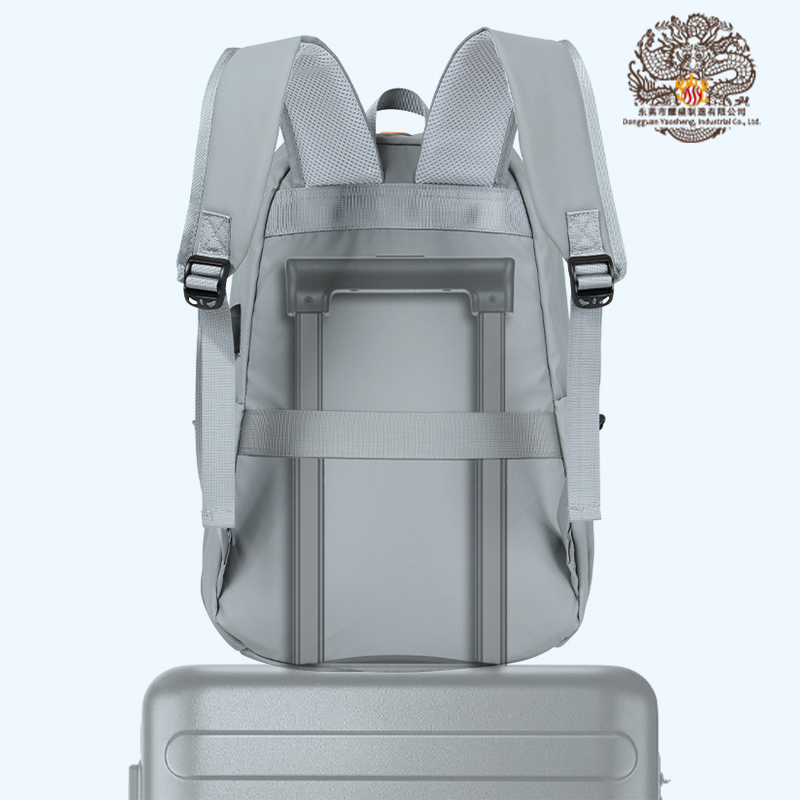 Mochila impermeable de moda con carga USB, mochilas de viaje para laptop para hombres