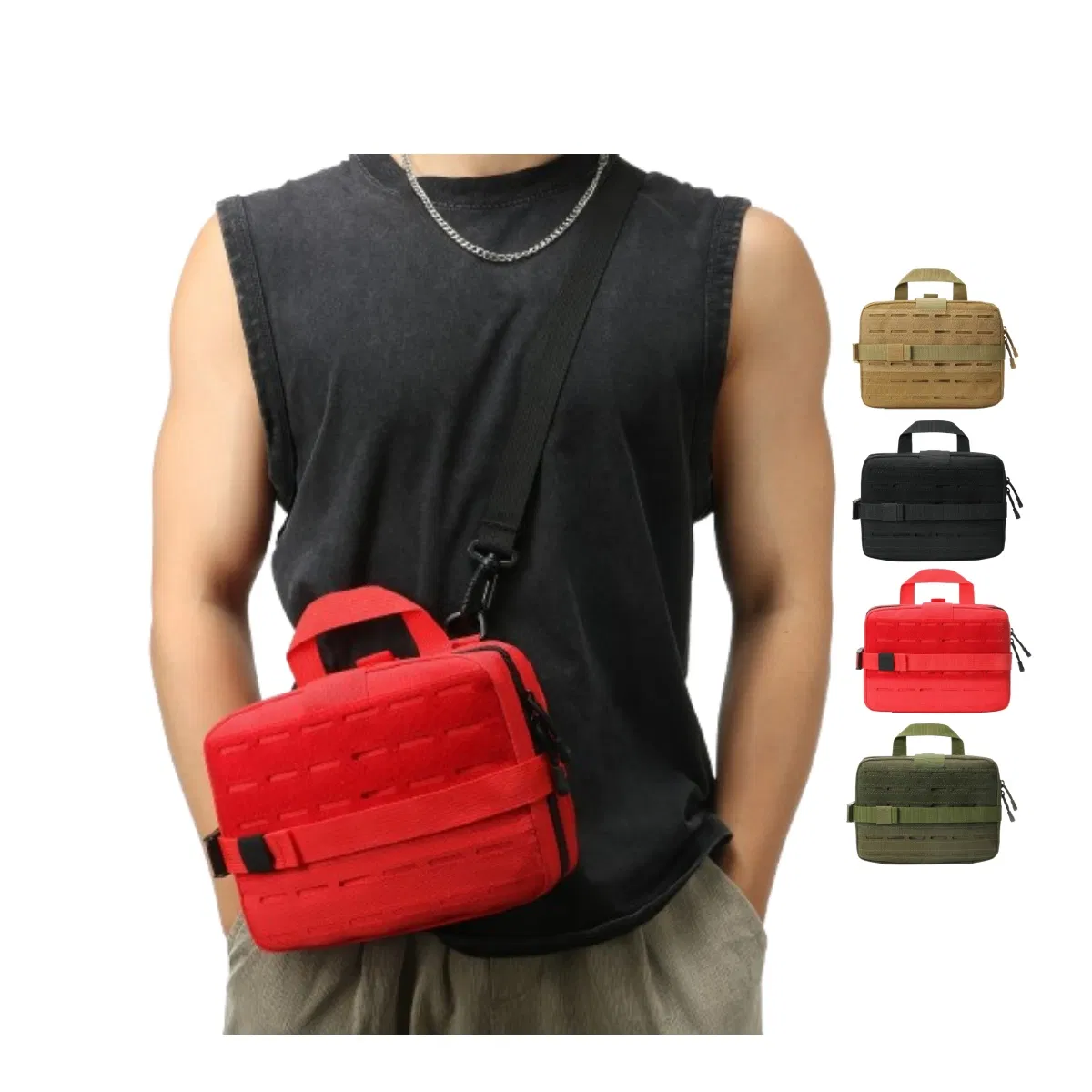 Bolsa de Cintura Táctica Personalizada con Logo Bolsa Médica Bolsas de Primeros Auxilios