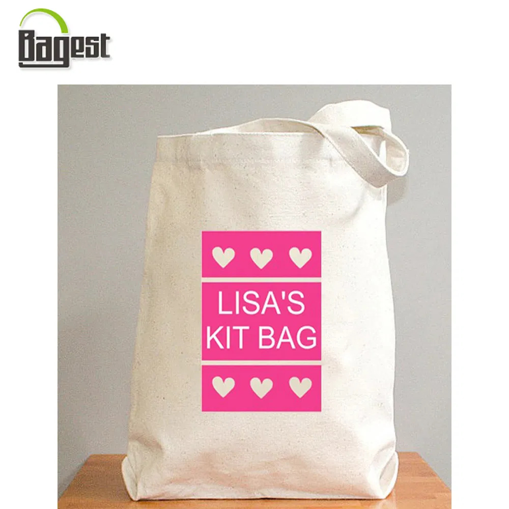 Bolsa de Compras de Lona de Algodón