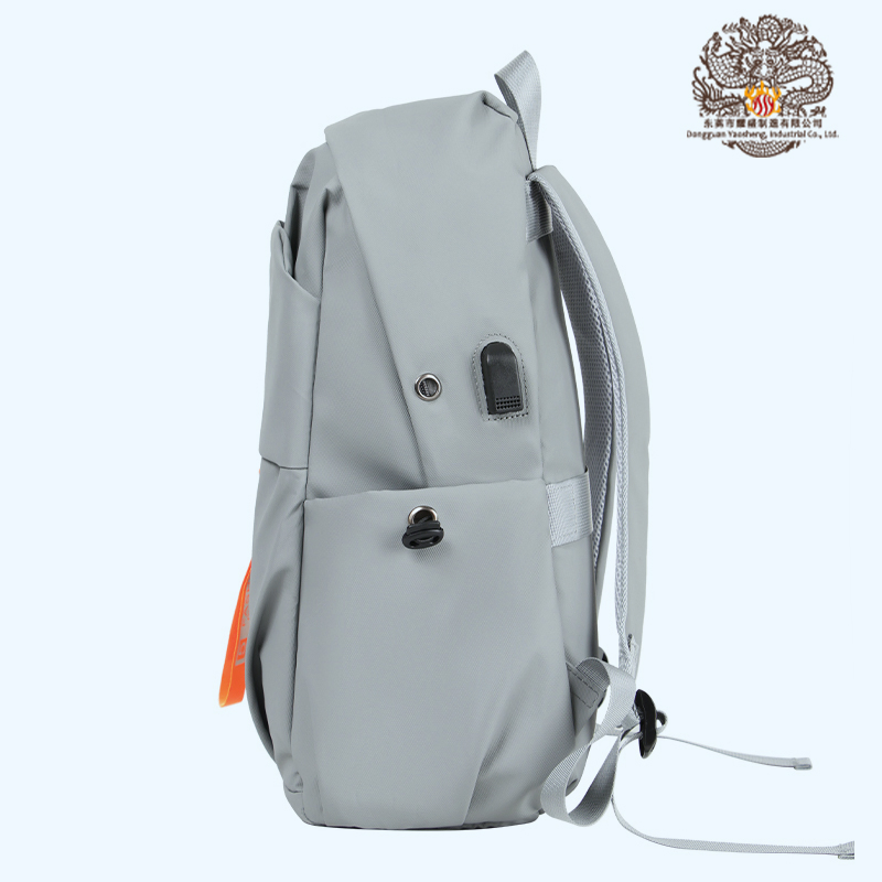 Mochila impermeable de moda con carga USB, mochilas de viaje para laptop para hombres