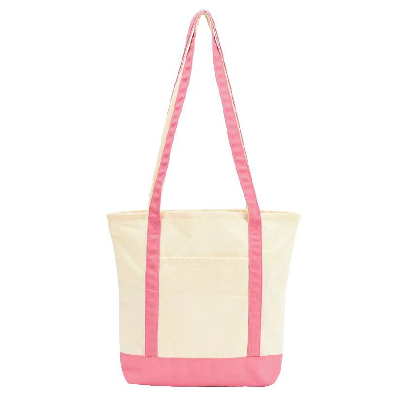 Venta caliente de bolsa de lona de algodón personalizada de gran capacidad, bolsa tote de gran tamaño
