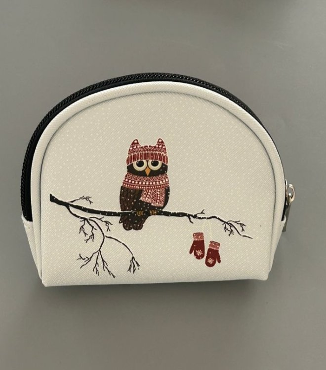 Carteras de monedas con diseño personalizado de búhos en venta