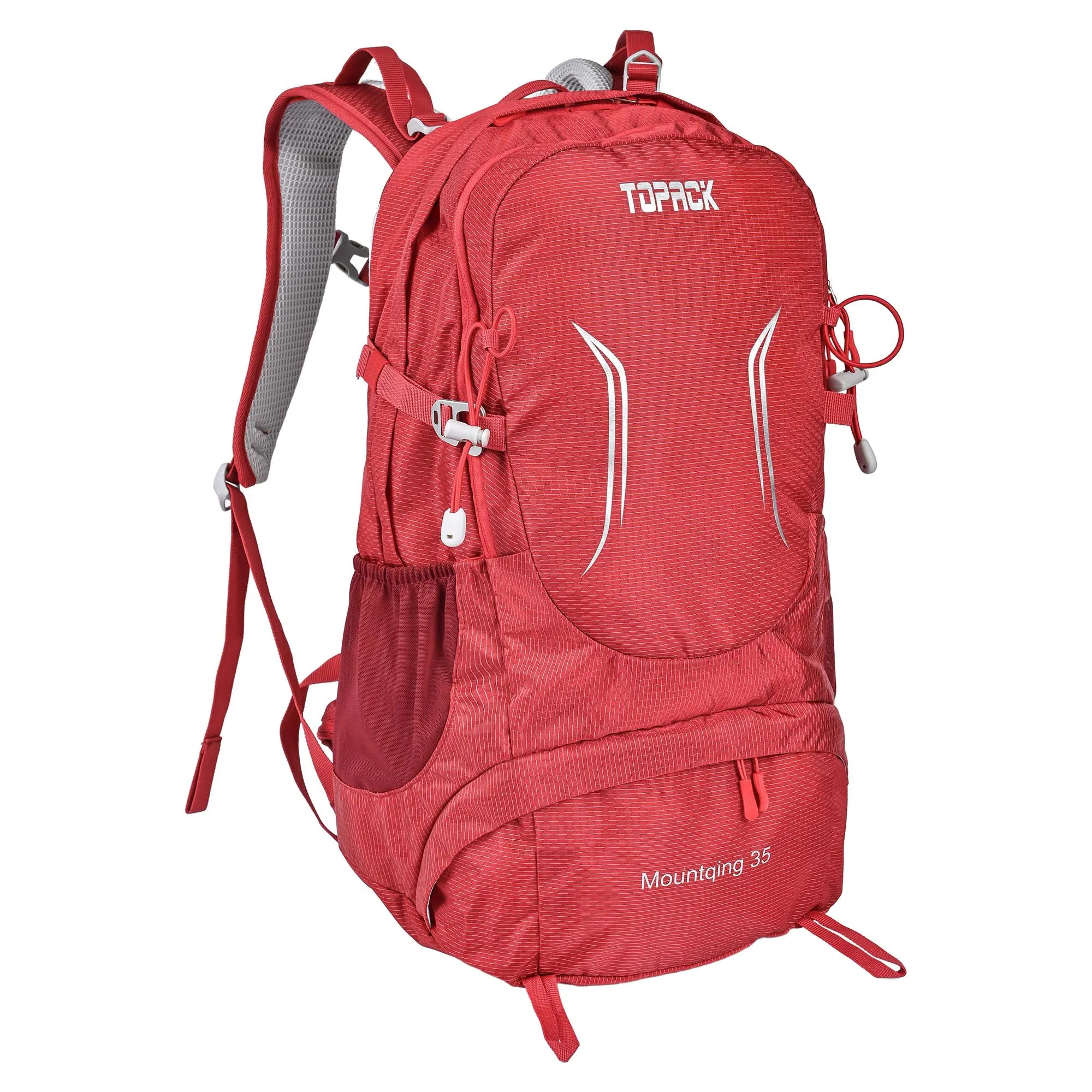 Mochila de senderismo al aire libre de fábrica en China para viajar con cubierta para la lluvia