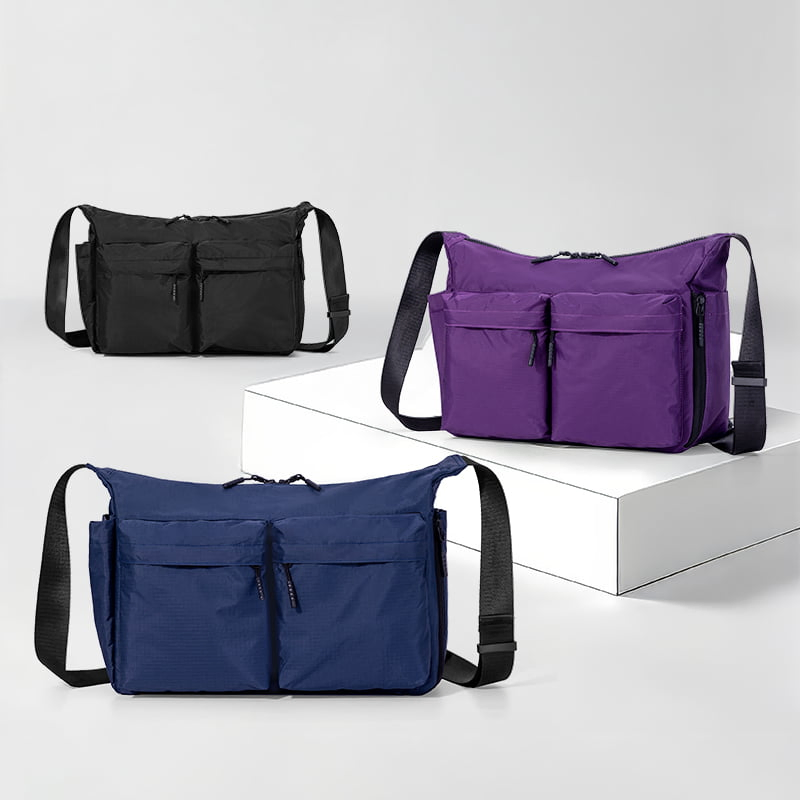 Bolsos de hombro casuales para hombres y mujeres, bolsos cruzados, mochilas con múltiples bolsillos y repelentes al agua