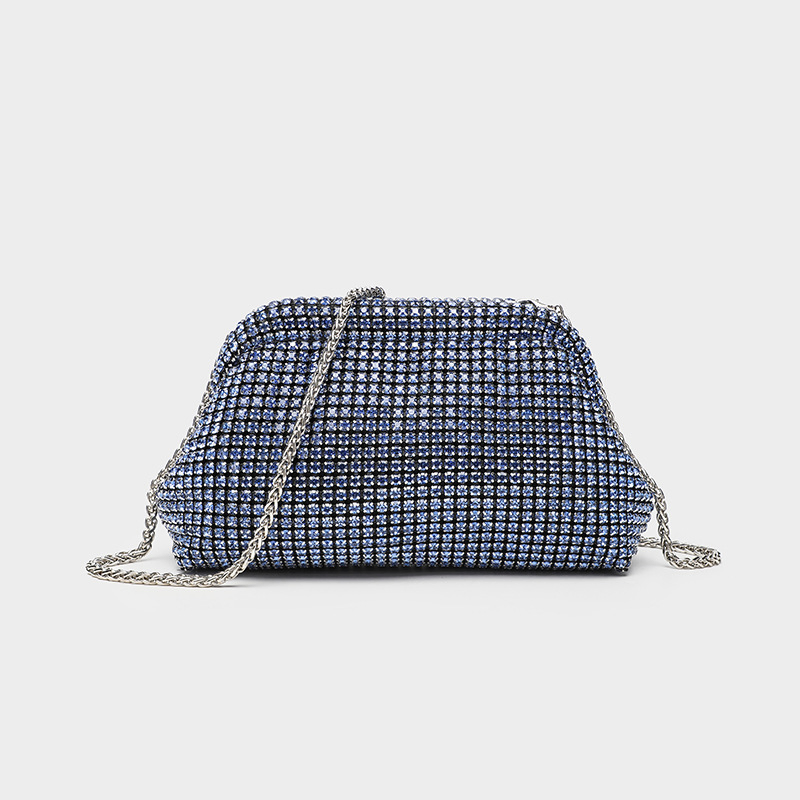 Bolso de fiesta de boda con brillantes, clutch de noche, bolso de cena, bolso brillante, bolso de hombro