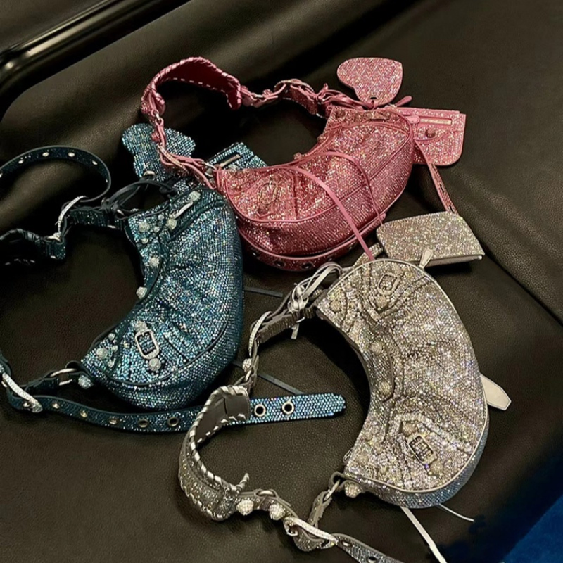 Bolsos de lujo para mujeres, tienda en línea de réplicas de diseñadores de lujo, venta al por mayor de réplicas Aaaaa, bolsos de mensajero, bolsos de noche brillantes, carteras