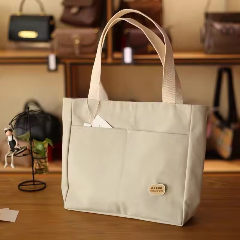 Bolsas de tela de algodón orgánico personalizadas reutilizables con impresión colorida, bolsa de viaje