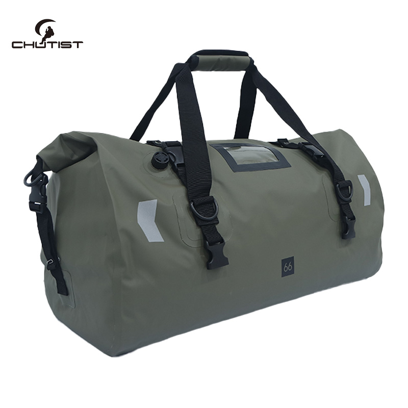 Mochila de ciclismo impermeable de gran capacidad de PVC, maletas para motocicleta, bolsas de viaje, bolsa de almacenamiento, bolsa de tarpaulina, bolsas deportivas para natación