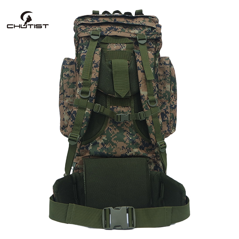 900d Alta Calidad 65L Mochila Táctica de Gran Capacidad Impermeable para Senderismo Caza Camping Viaje Supervivencia