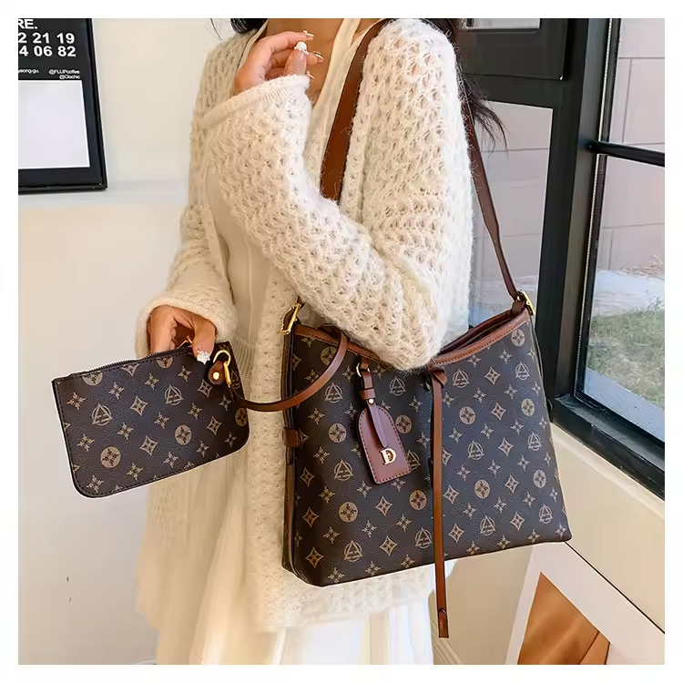 Cartera de cuero de lujo clásica, titular de tarjetas de negocios de alta gama, bolso