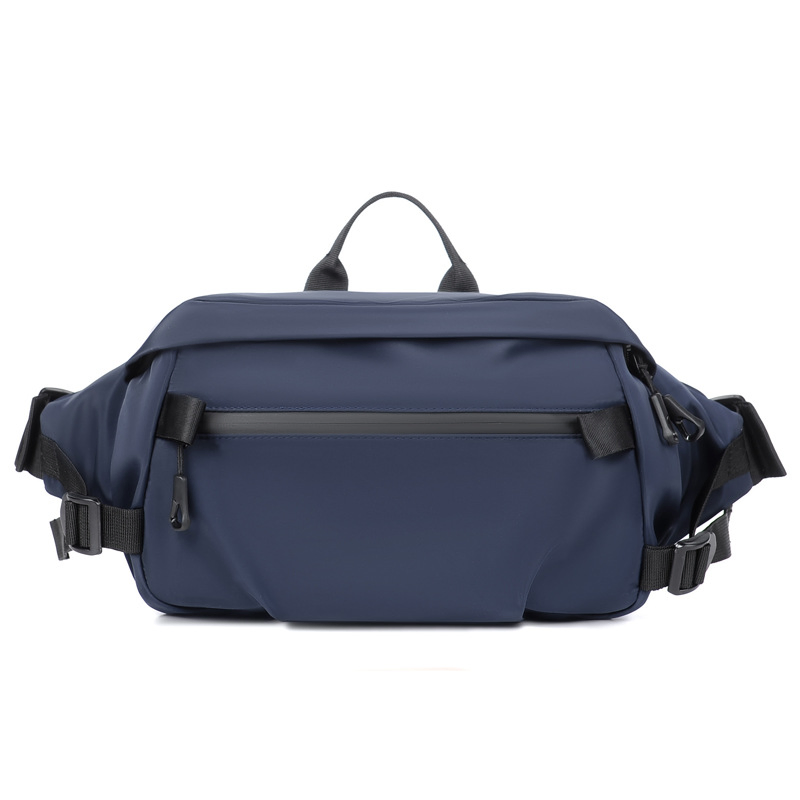 Bolso cruzado resistente al agua, bolso de cintura con múltiples bolsillos y correa ajustable