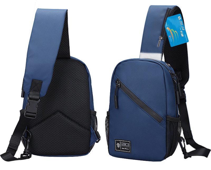 Bolso de hombro personalizado, mochila pequeña impermeable, bolso cruzado, mochila de viaje, bolsa de nylon para deportes, bolso de pecho para hombres, bolsas de cintura