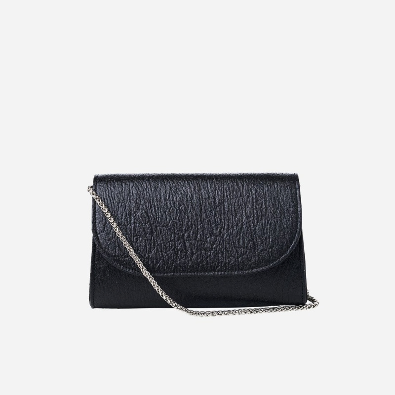 Bolso de mano de noche personalizado sostenible vegano hecho de Pinatex para mujeres