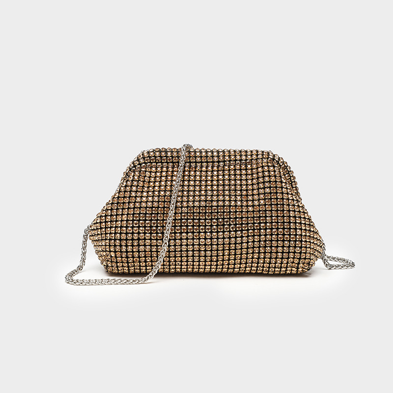 Bolso de fiesta de boda con brillantes, clutch de noche, bolso de cena, bolso brillante, bolso de hombro