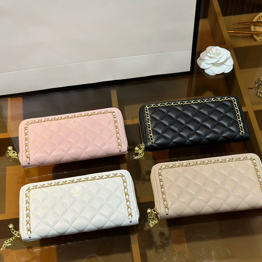 Diseñadora de marca de lujo bolso de señora al por mayor de cuero moda billetera mini bolsa