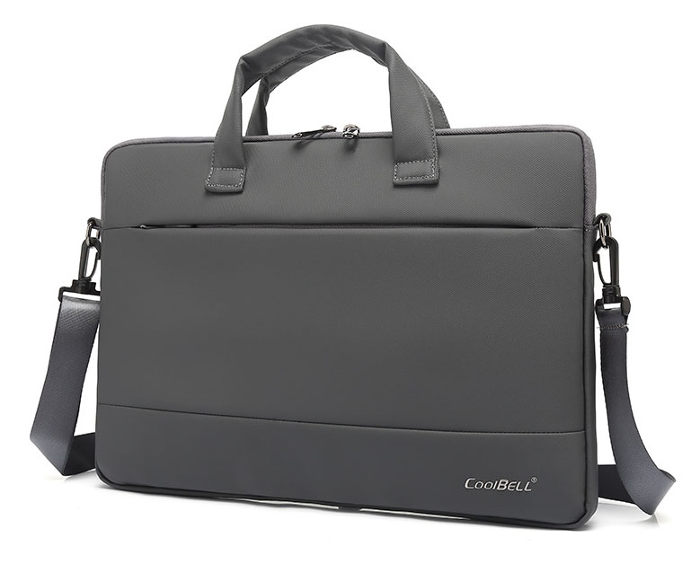 Bolso de portafolio para computadora portátil y documentos de conferencia, tipo mensajero de un solo hombro. (CY8952)