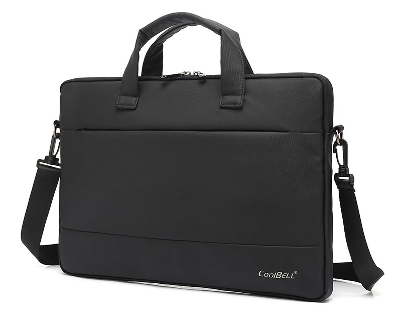 Bolso de portafolio para computadora portátil y documentos de conferencia, tipo mensajero de un solo hombro. (CY8952)