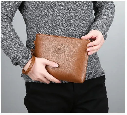 Cartera de mano de cuero 6