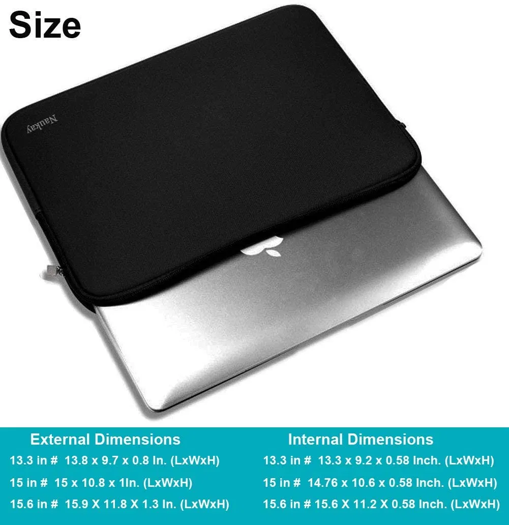 Funda de neopreno para computadora portátil, tableta y cuaderno