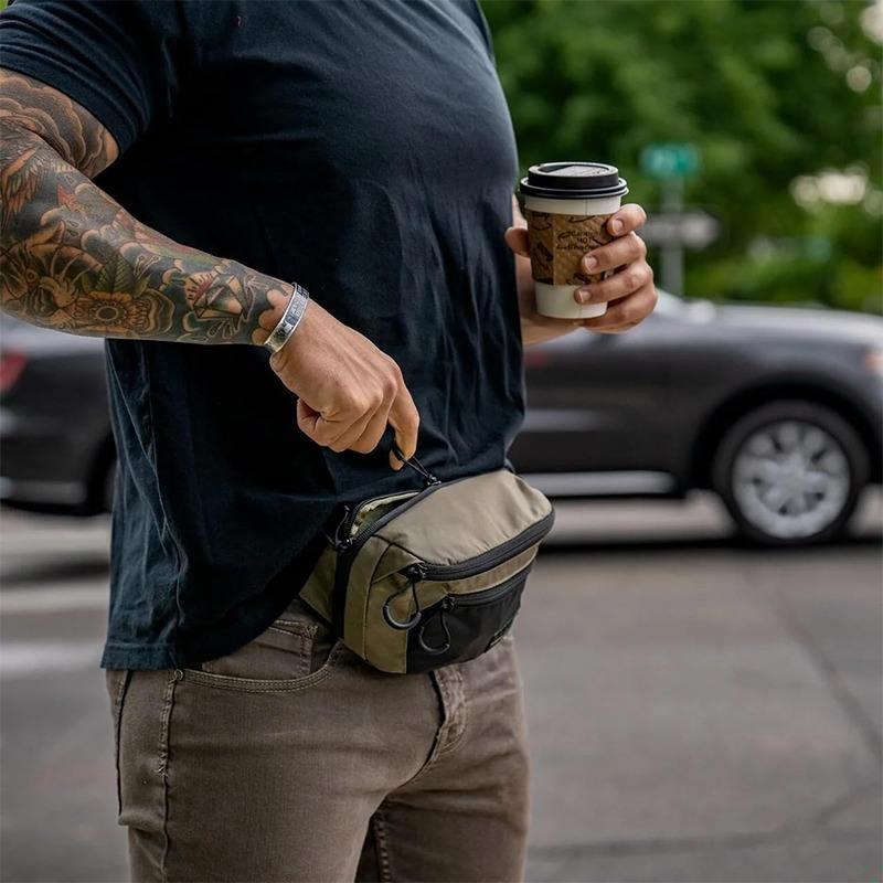 Bolsas de cintura impermeables para senderismo y correr al aire libre