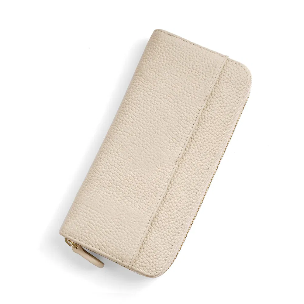 Venta Caliente Diseño de Moda Cartera para Mujeres Cartera Larga de Mano Doble Cremallera Monedero de Negocios ID Cartera de Banco Tarjeta de Crédito para Dama