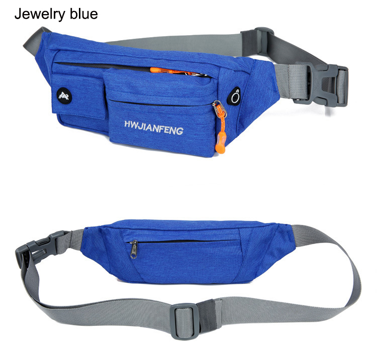 Bolsa de cintura multifuncional impermeable para deportes, almacenamiento de teléfono móvil y billetera
