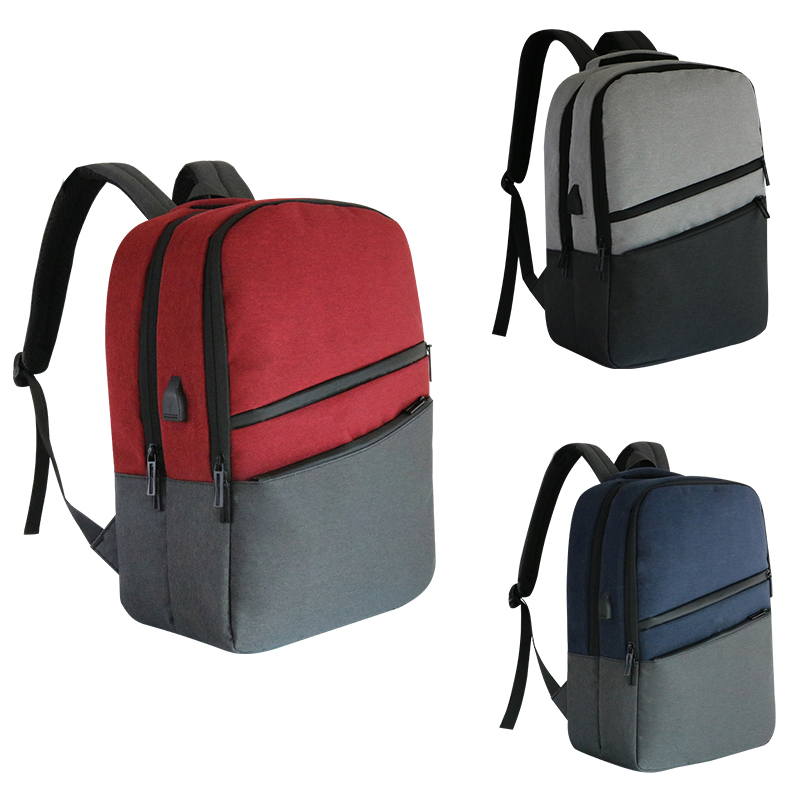 2020 Mochila de Negocios USB para Computadora Impermeable Mochila de Viaje para Laptop de 14, 15.6 y 17.3 Pulgadas