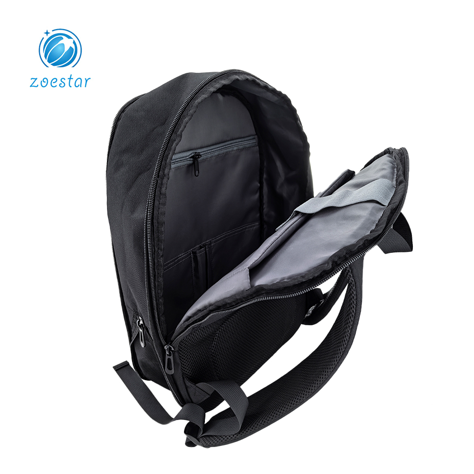 Diseño de mochila con compartimento acolchado para laptop y cuaderno