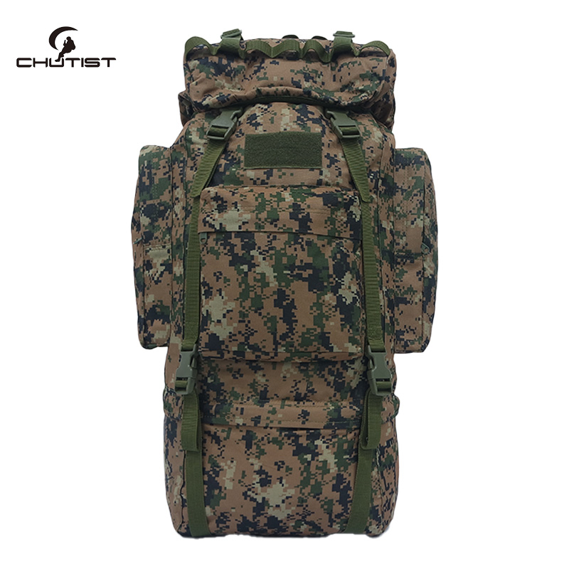 900d Alta Calidad 65L Mochila Táctica de Gran Capacidad Impermeable para Senderismo Caza Camping Viaje Supervivencia