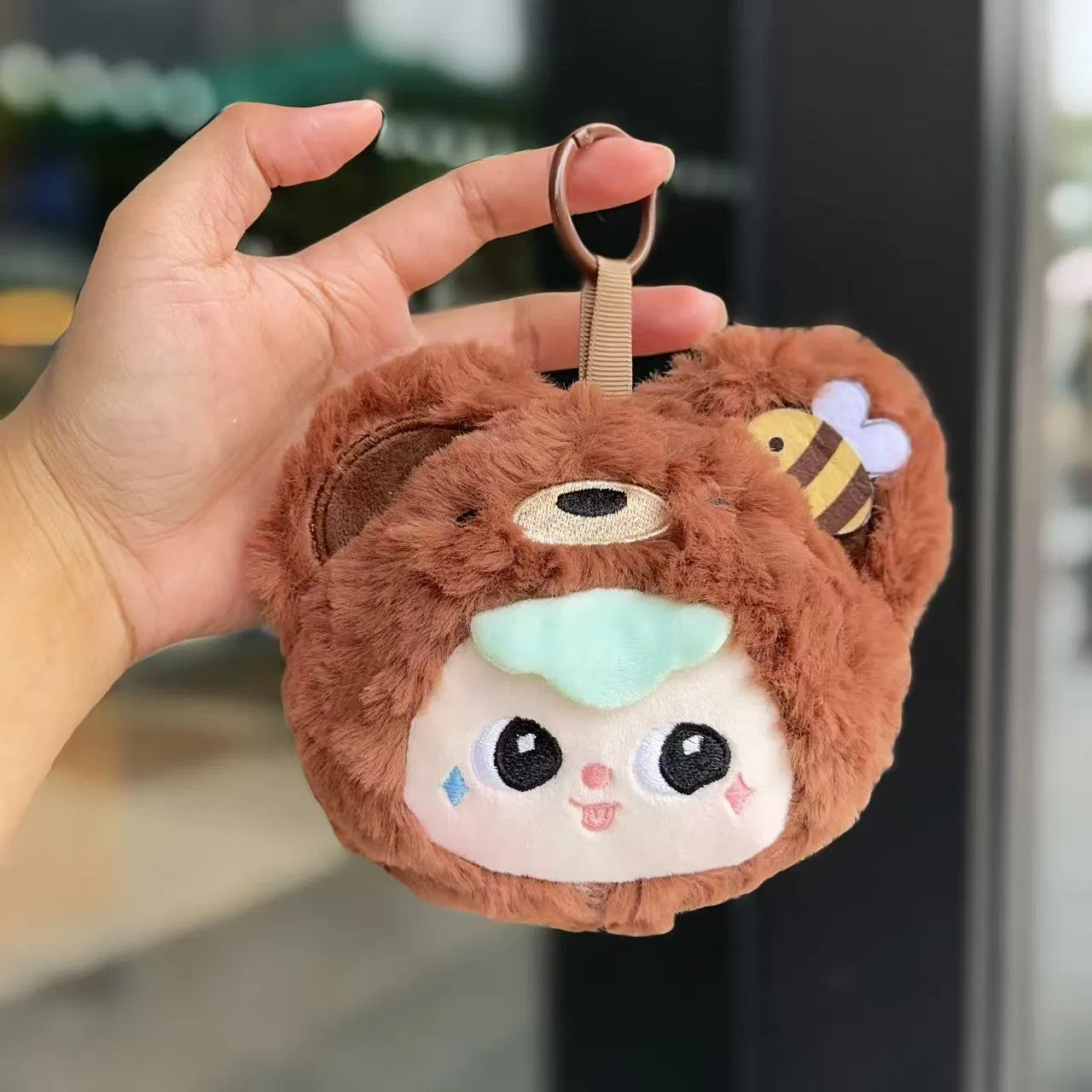 Monedero Kawaii Personalizado Bolsa de Monedas de Peluche de Lujo Caricatura para Niños