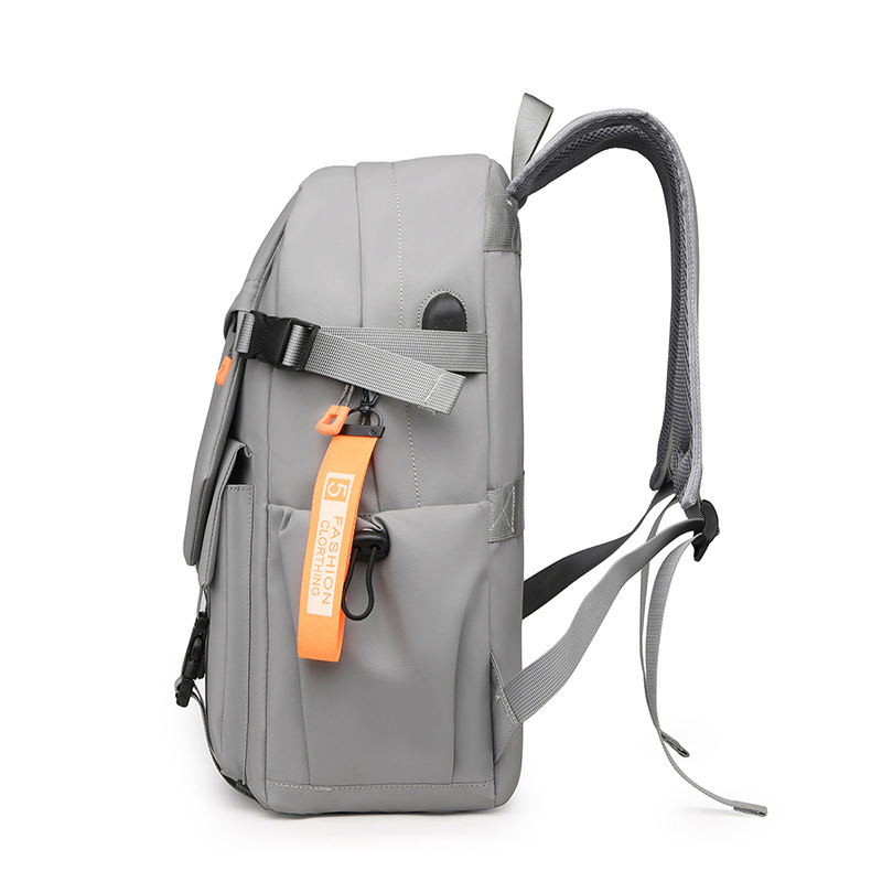 Bolsa de viaje al por mayor con carga USB, mochila escolar y deportiva, bolsa de mano para teléfono celular, bolsillo de oxford negro, mochila para laptop para negocios