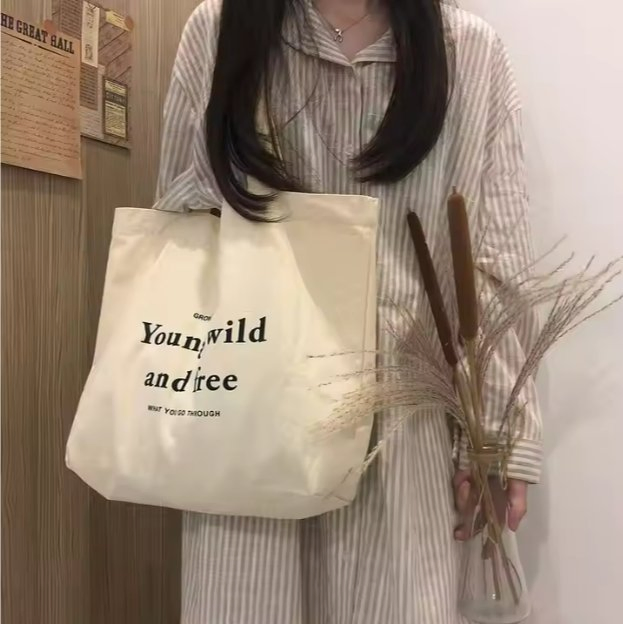 Bolso de lona ecológico y elegante para uso diario