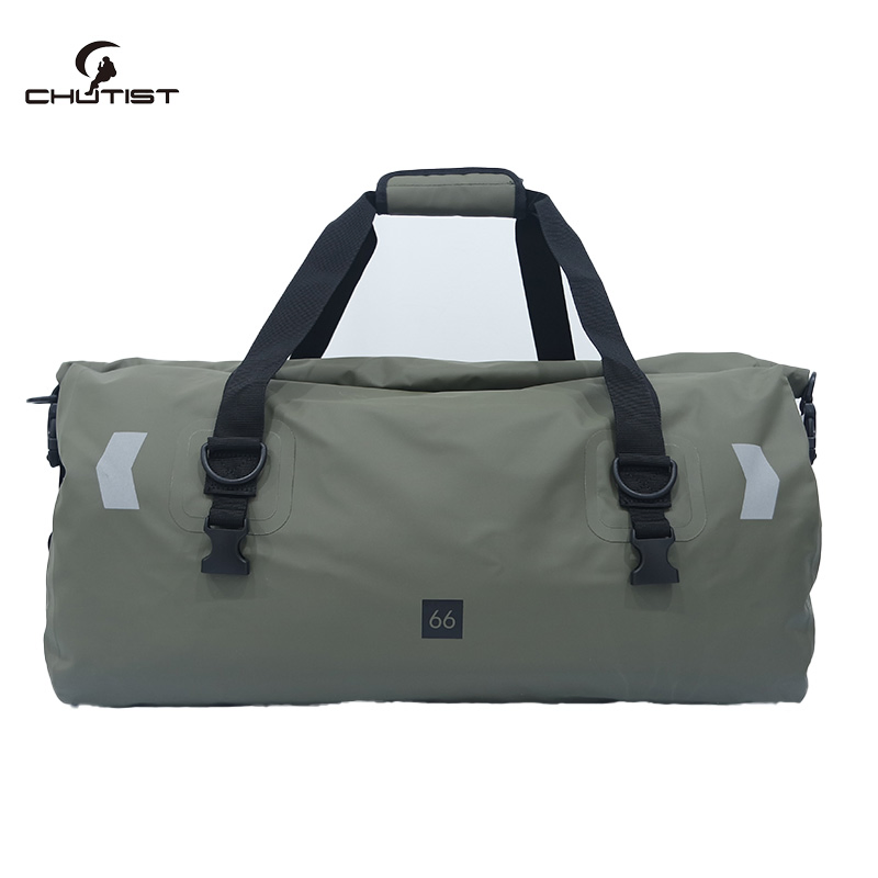 Mochila de ciclismo impermeable de gran capacidad de PVC, maletas para motocicleta, bolsas de viaje, bolsa de almacenamiento, bolsa de tarpaulina, bolsas deportivas para natación
