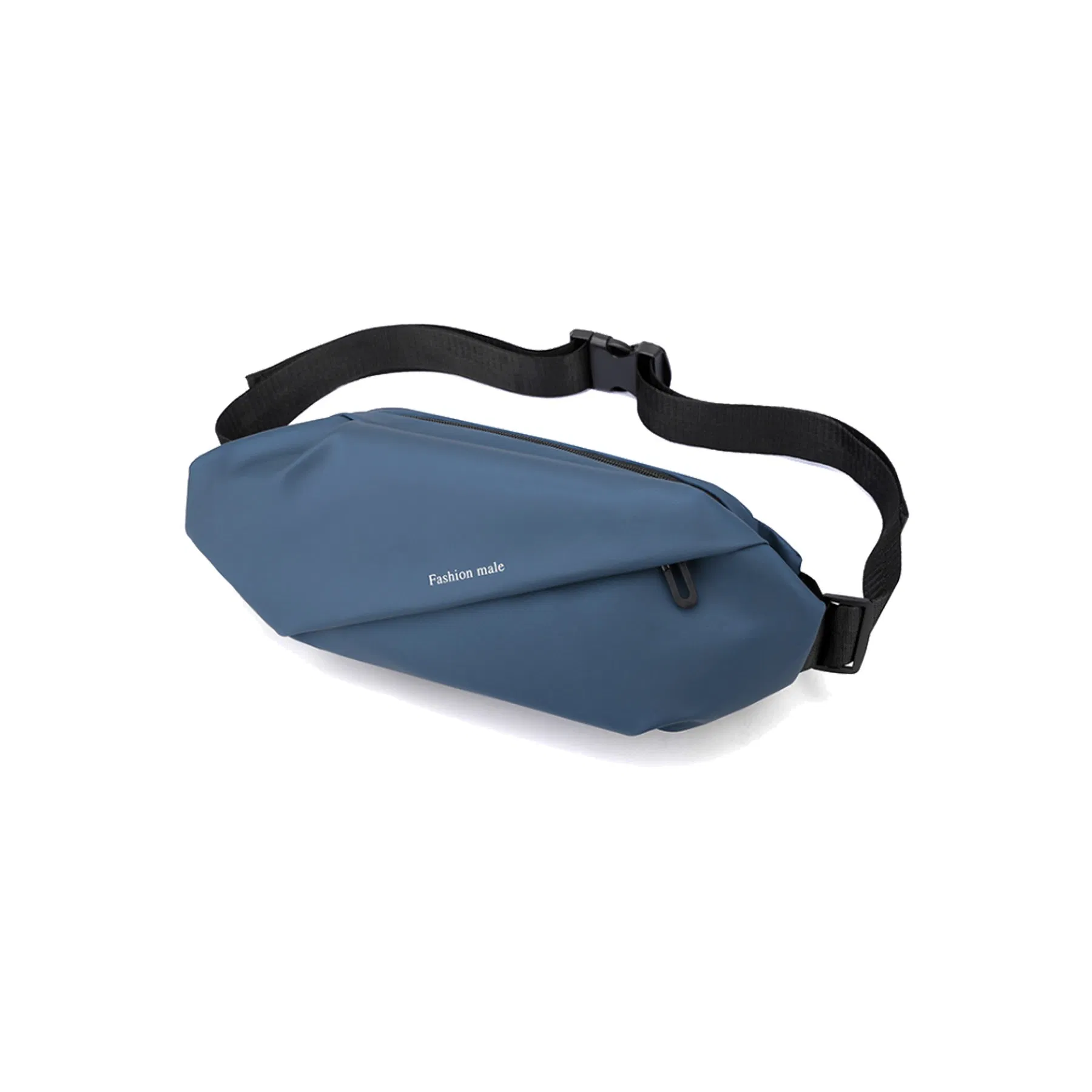 Bolso de cintura impermeable cruzado para hombres y mujeres, mochila deportiva de mezclilla con correa ajustable