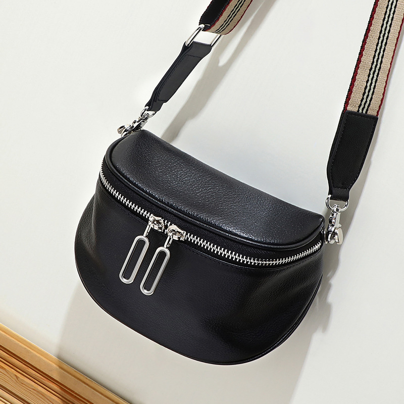 Nueva bolsa de cintura para mujer, bolso de mensajero de cuero ins de moda, bolso de pecho de tendencia para mujeres