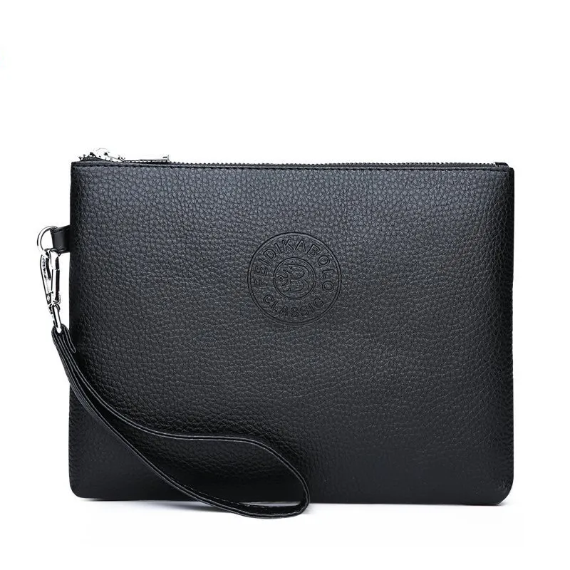 Cartera de mano de cuero 1