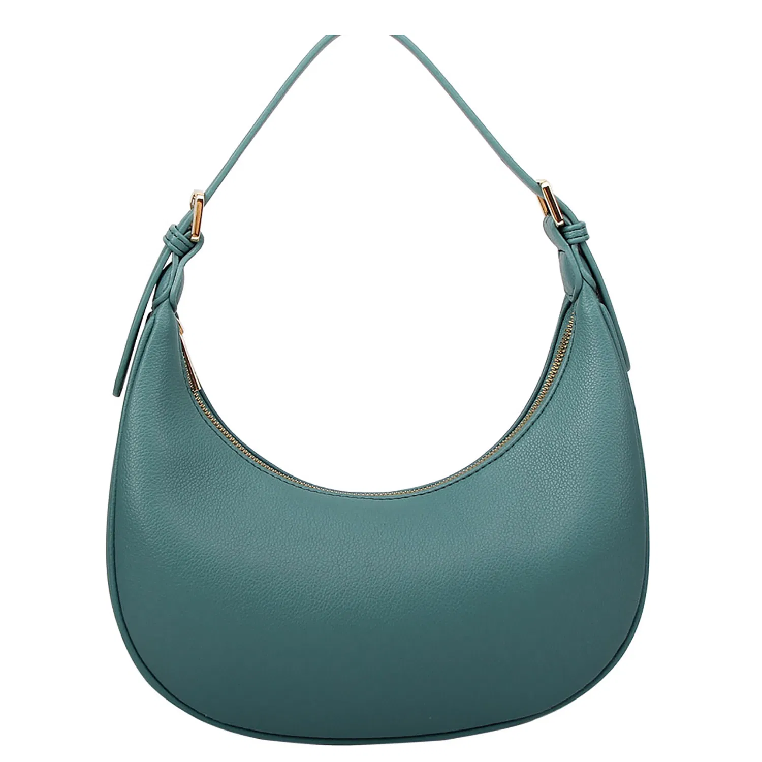 Bolsos de mujer, bolso en forma de media luna con correa de hombro ajustable, bolso de moda tipo hobo