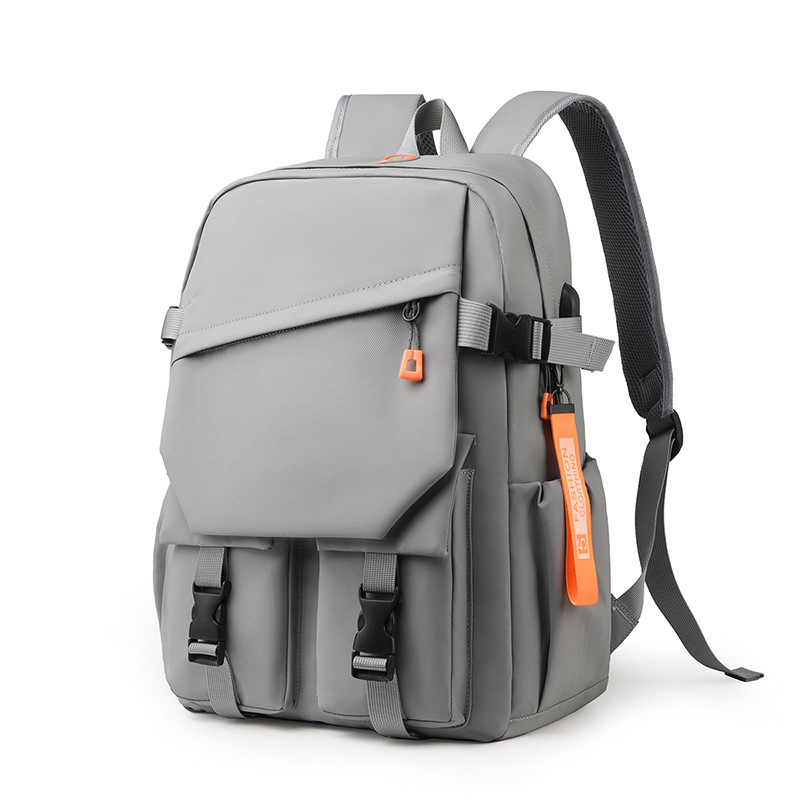 Bolsa de viaje al por mayor con carga USB, mochila escolar y deportiva, bolsa de mano para teléfono celular, bolsillo de oxford negro, mochila para laptop para negocios