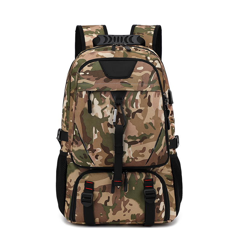Mochila de viaje para laptop personalizada y a prueba de robos para exteriores 50L Bolsa impermeable de moda