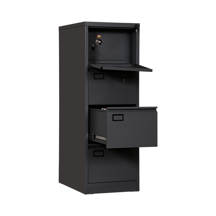 Lockable White Metal  Drawer Card Box File Cabinet Adjustable Modern Office Furniture for School Home Office Hospital Hotel