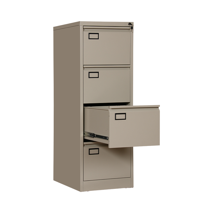 Lockable Metal 2/3/4 Drawer Filing Cabinet Modern Design Adjustable Shelving Durable Eco-Friendly Construction Commercial Key