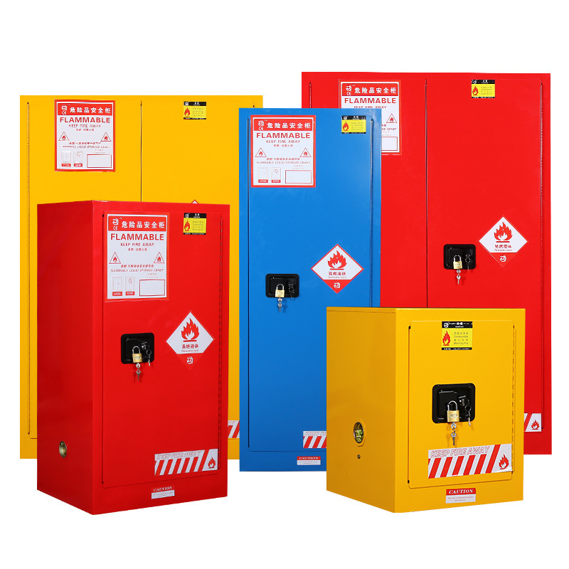 110 Gallons Industrial Lab Metal Storage Cabinet Explosion Steel  Flammable Chemical Cabinet Proof Safe for Flammable Liquids