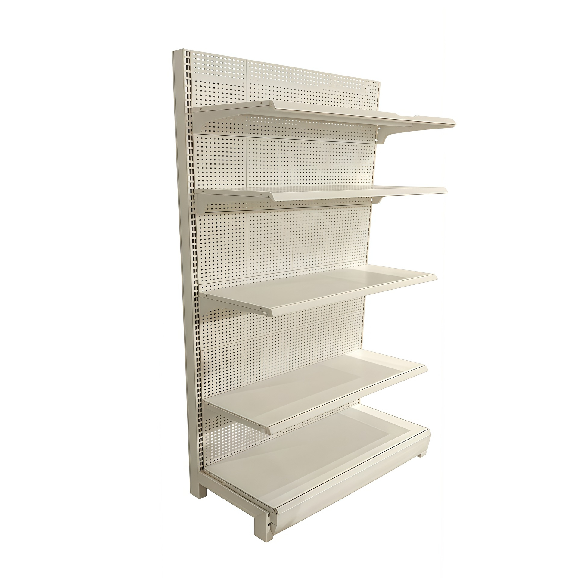 Factory Custom Metal Supermarket Shelving Light Duty Steel Adjustable Store Retail Display Stand Rack Commercial Rack Shelving