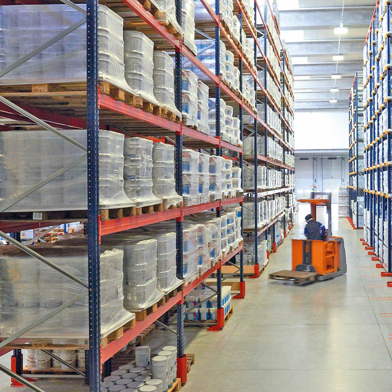Mezzanine Floor Metal Steel Pallet Shelving Automatic Shuttle Rack Warehouse Storage Radio Storage Pallet Racking with ISO/CE
