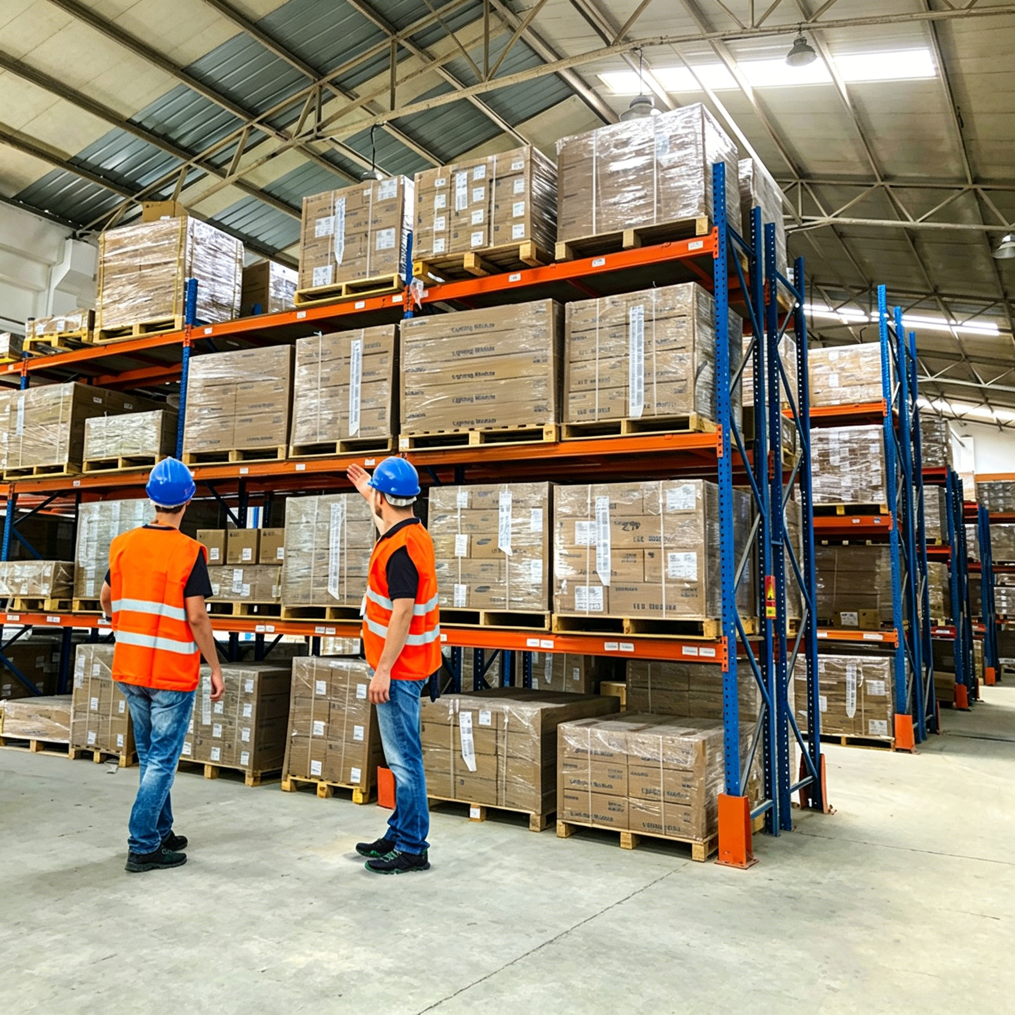 Heavy Duty Storage Pallet Racking Anti-Corrosion Warehouse Rack Adjustable Steel Q235B Pallet Rack with ISO/CE Certification