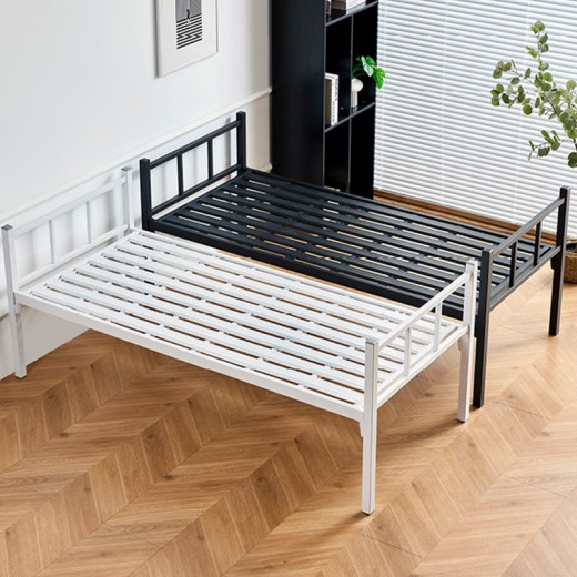 Modern Metal Dormitory Bunk Bed for School and Hotel Use with Small Cupboard Adult Double Size