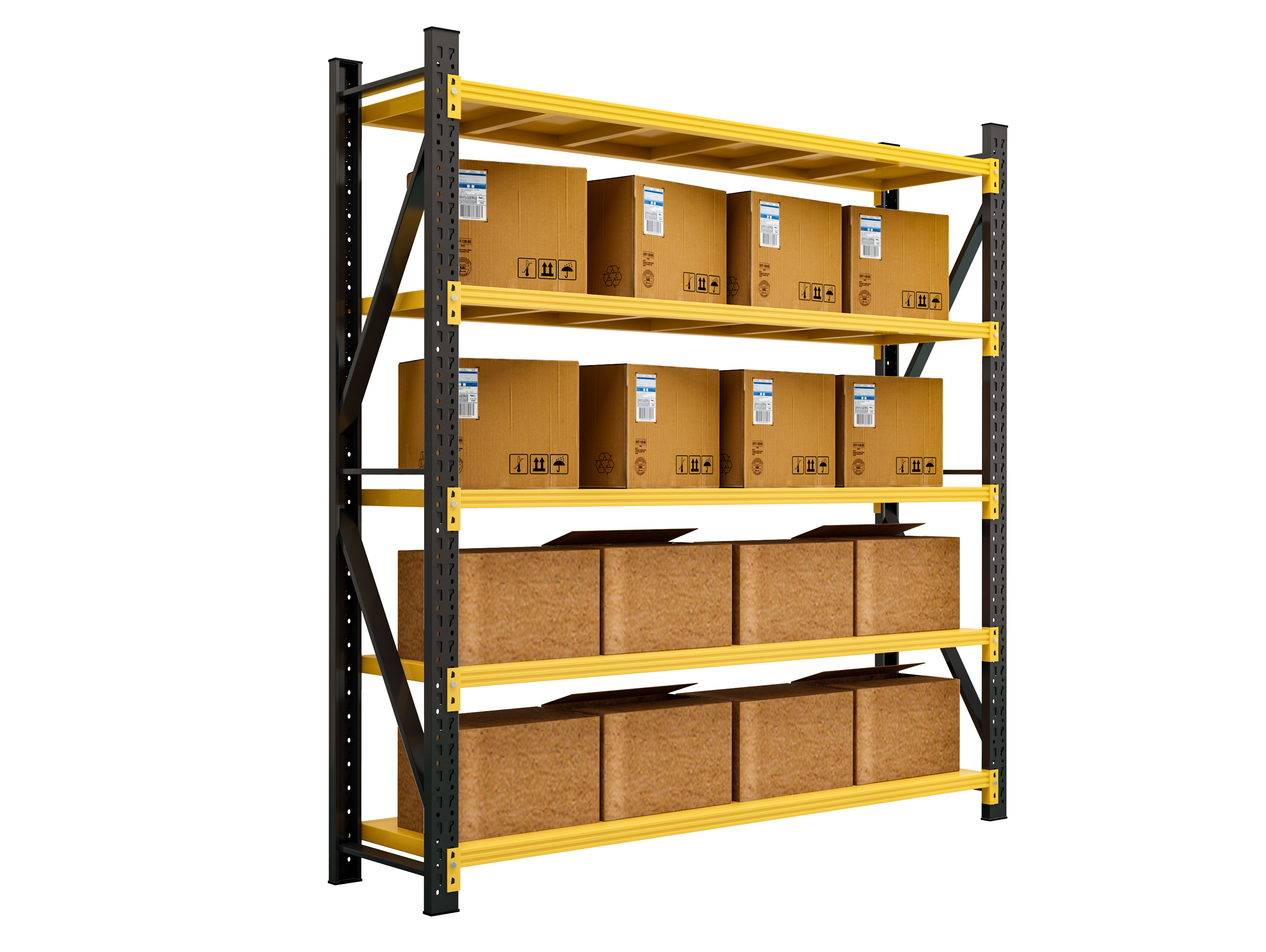 Direct Manufacture Heavy Duty Industrial Rack Boltless Industrial Storage Racks Industrial Shelving