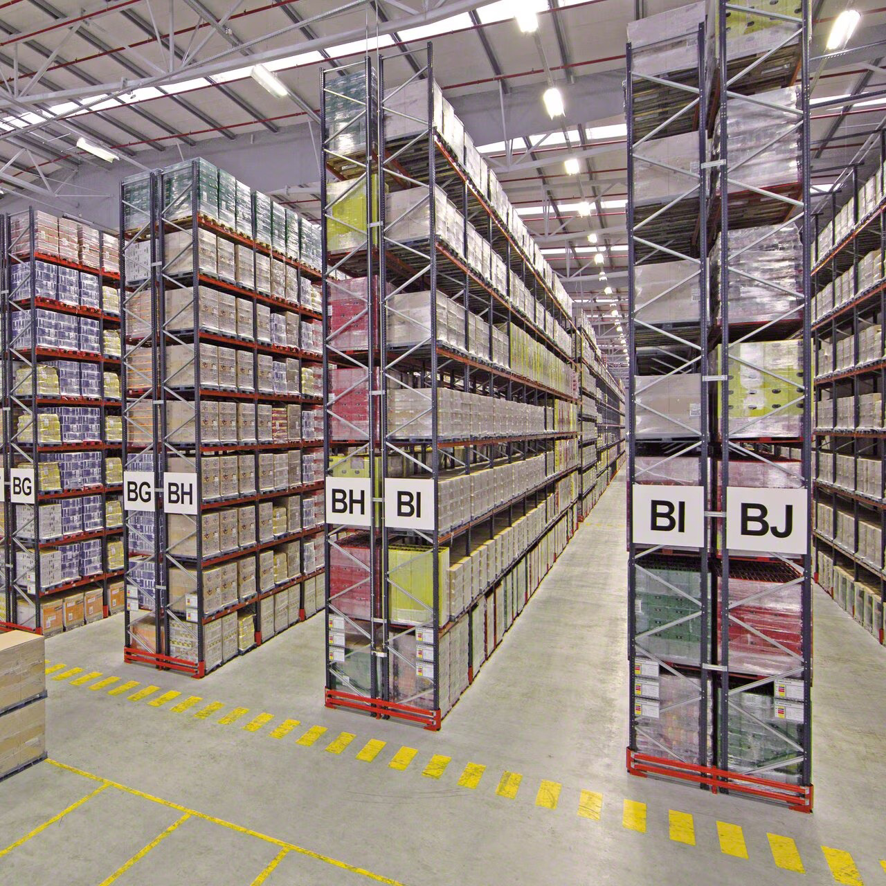 Custom Storage Pallet Racking Powder Coated Adjustable Logistics Shelving System Factory Wholesale Q235B Steel Rack Shelf