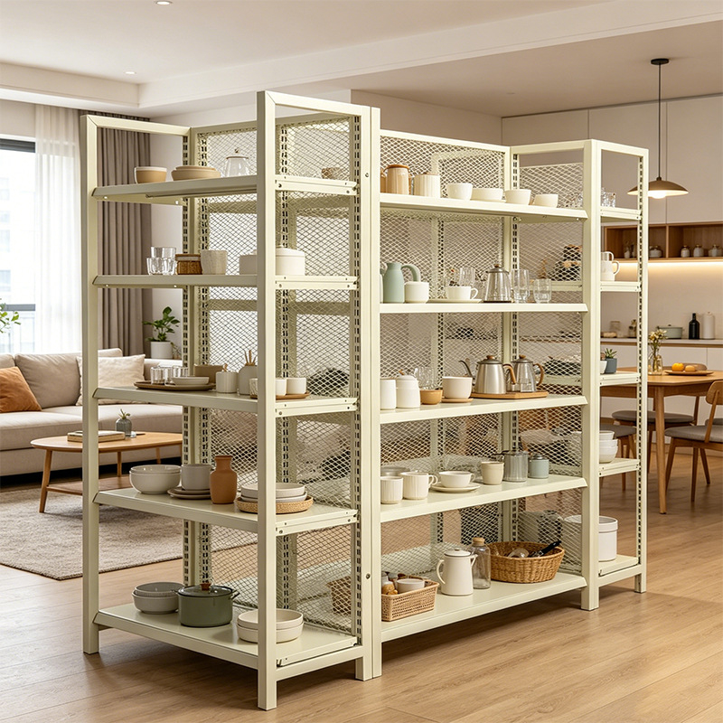 Factory Customized Metal Supermarket Shelving Snack Convenience Store & Bookstore Display Rack Steel Commercial Rack Shelving