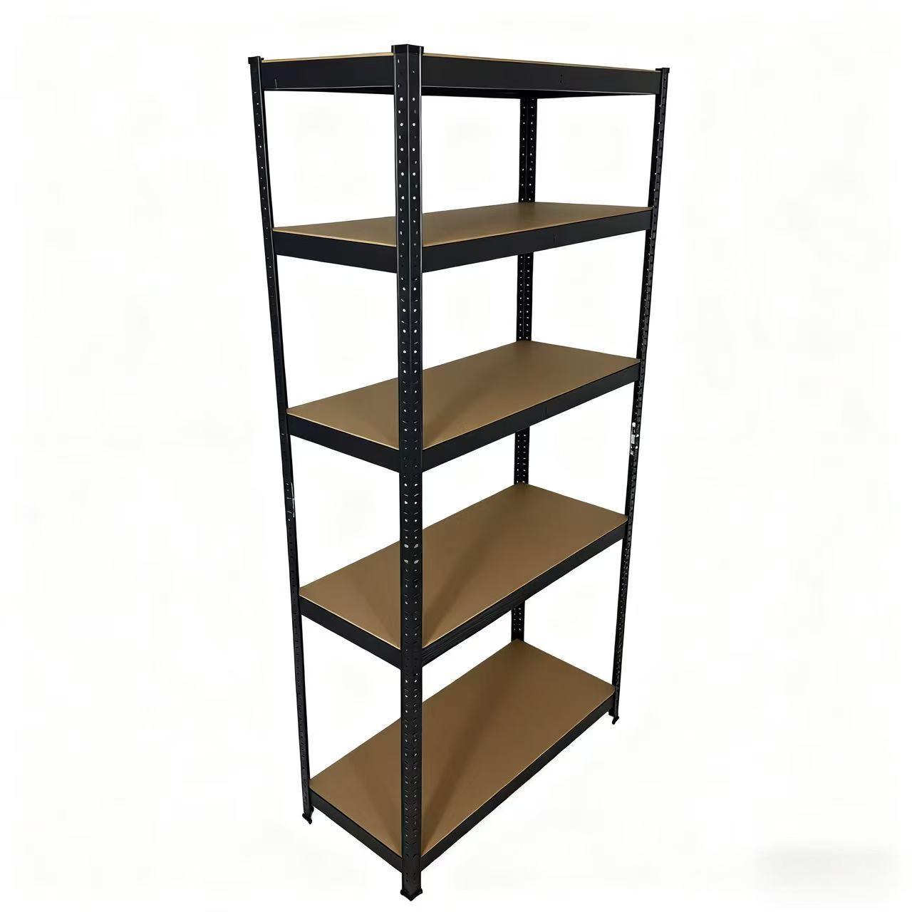 5-Layer Boltless Steel Shelving Light Duty Shelf Galvanized Garage Stacking Rack Kitchen Storage Shelving Home Storage Rack